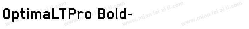 0ptimaLTPro Bold字体转换